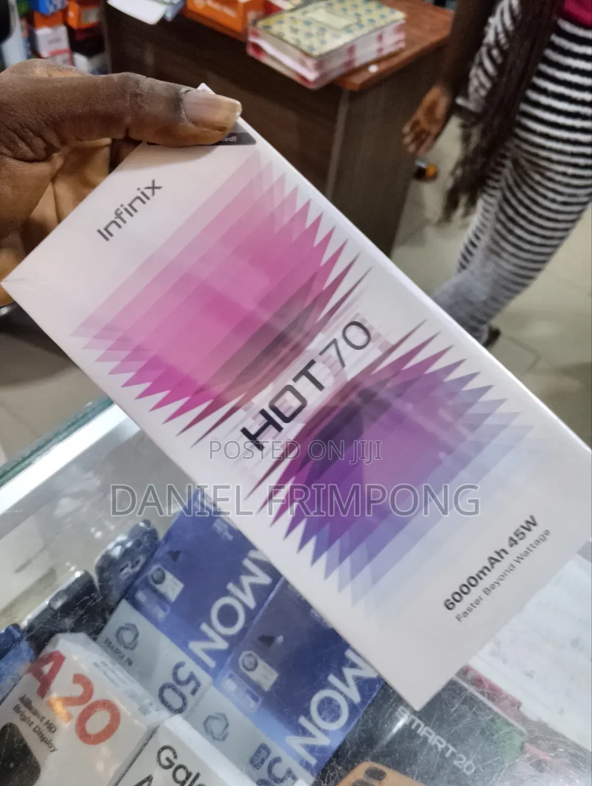 New Infinix Hot 70 128 GB Black