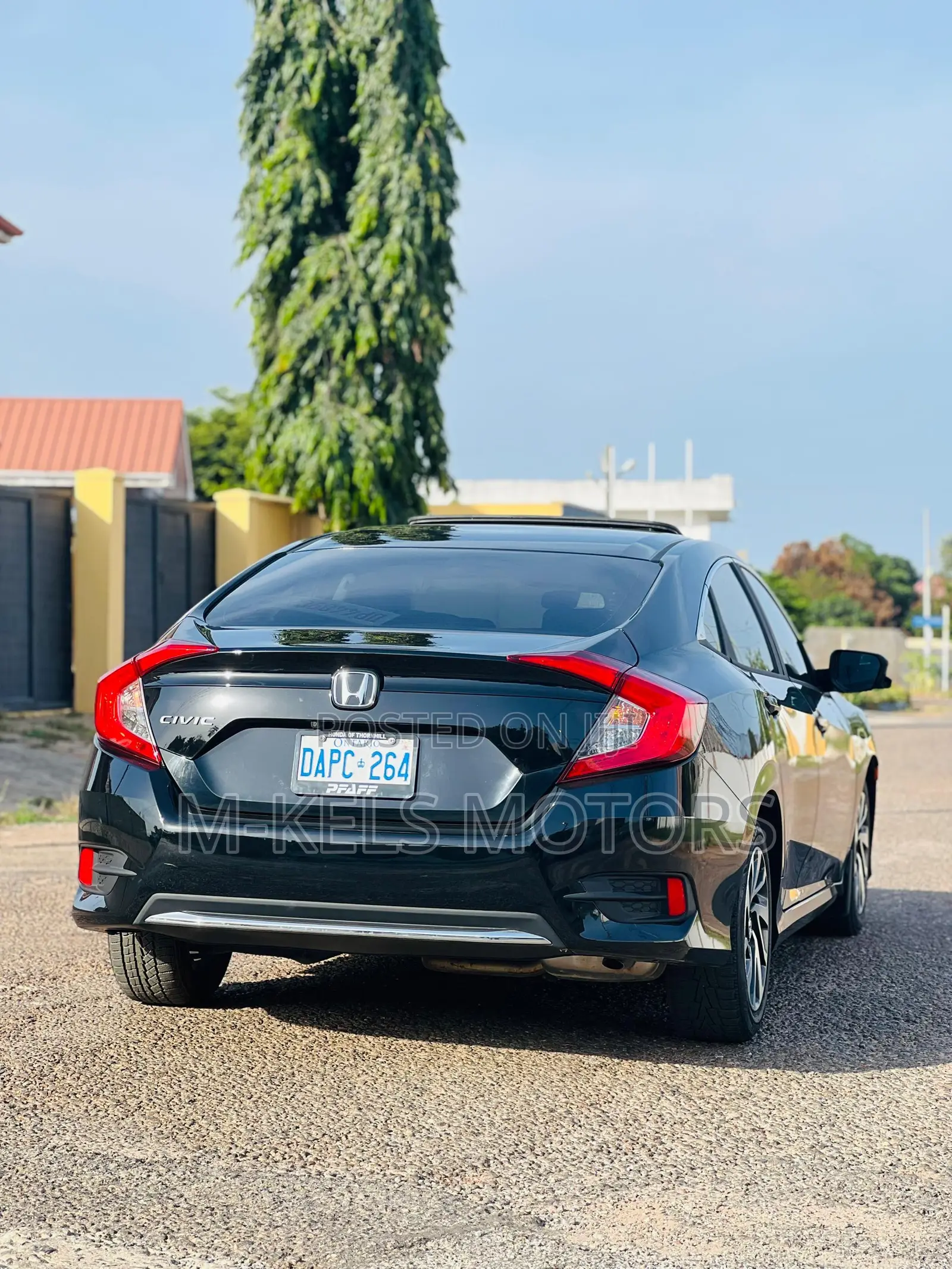 Honda Civic EX-L Sedan 2019 Black