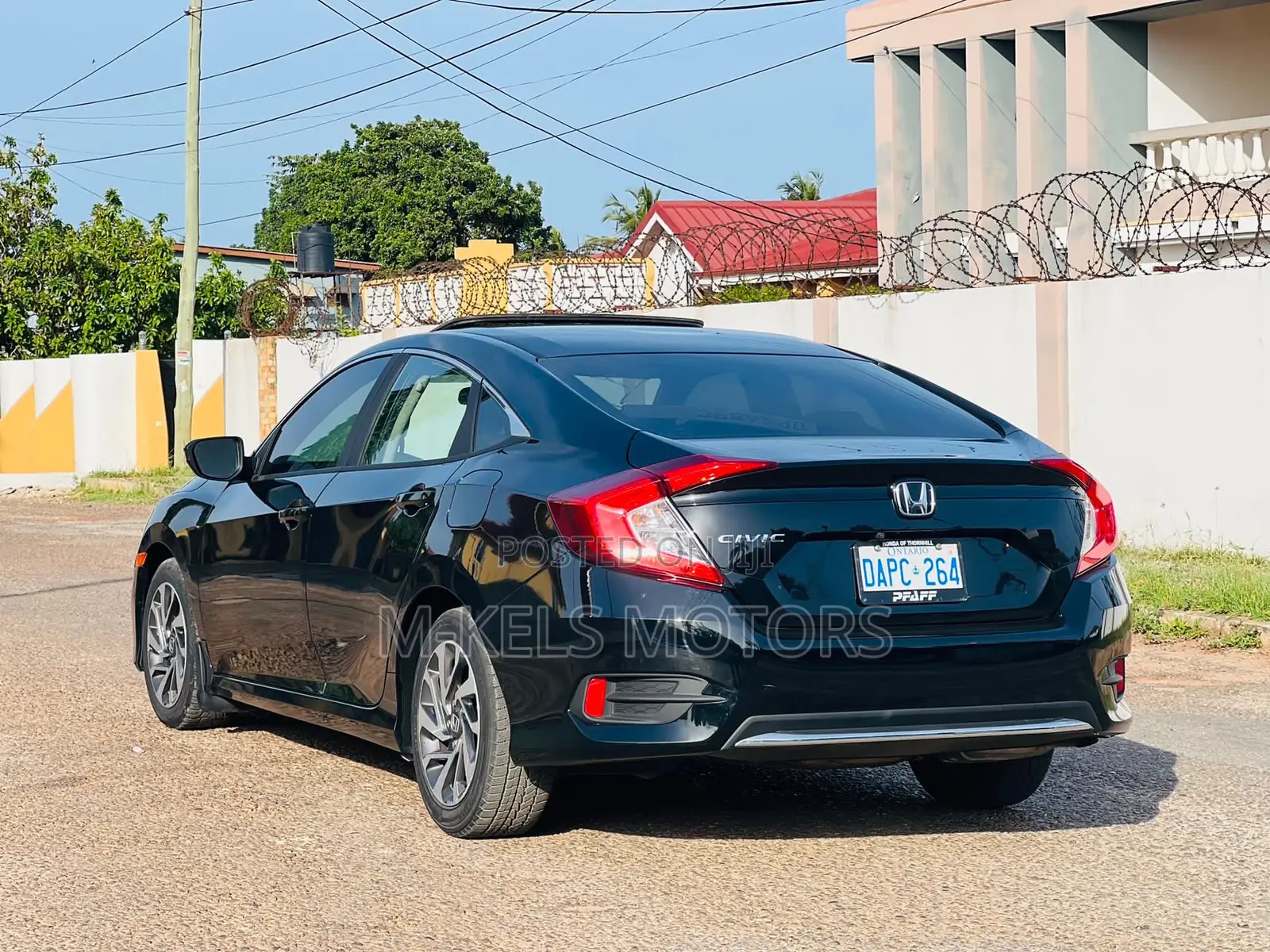 Honda Civic EX-L Sedan 2019 Black
