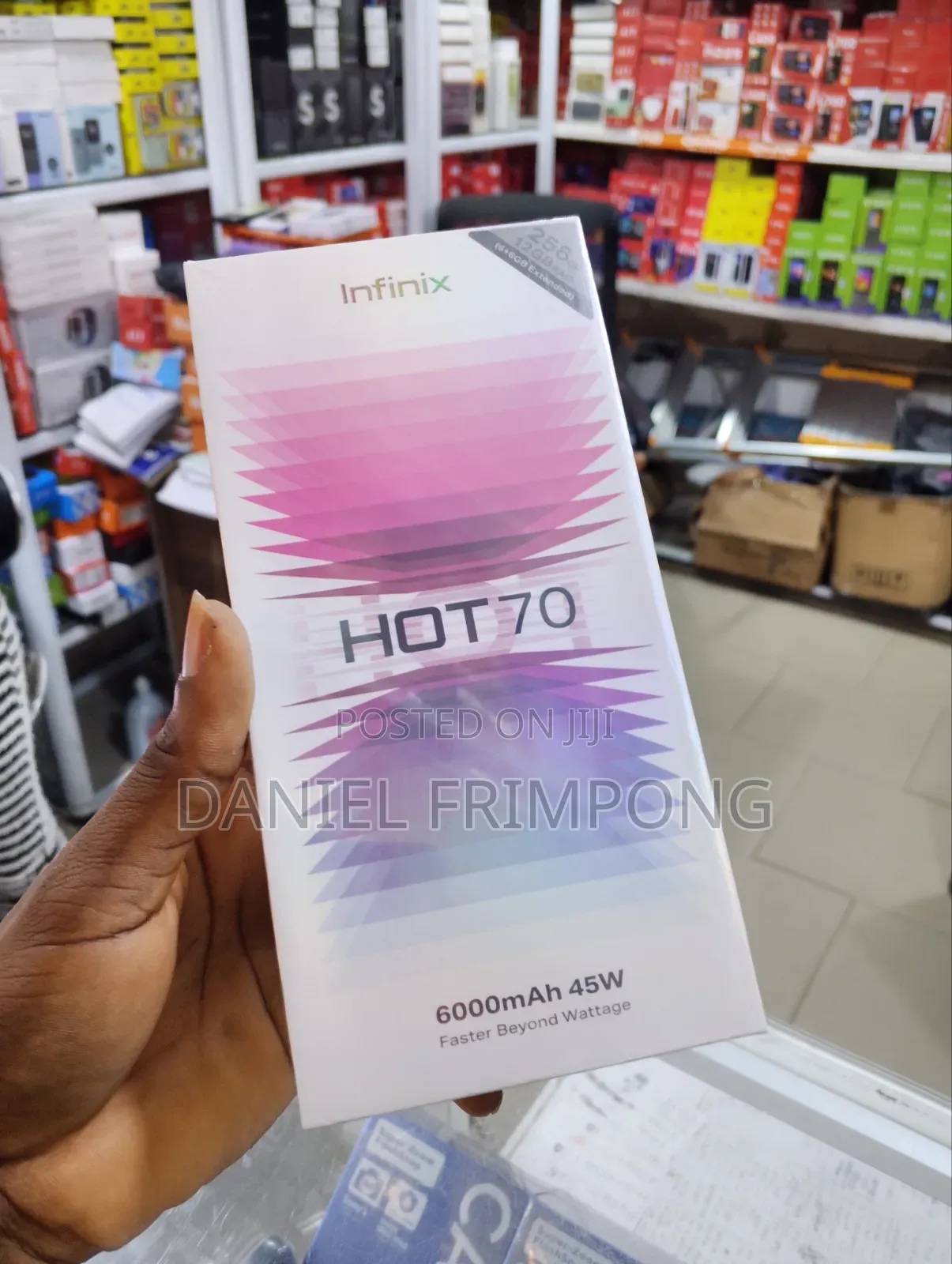 New Infinix Hot 70 256 GB Black