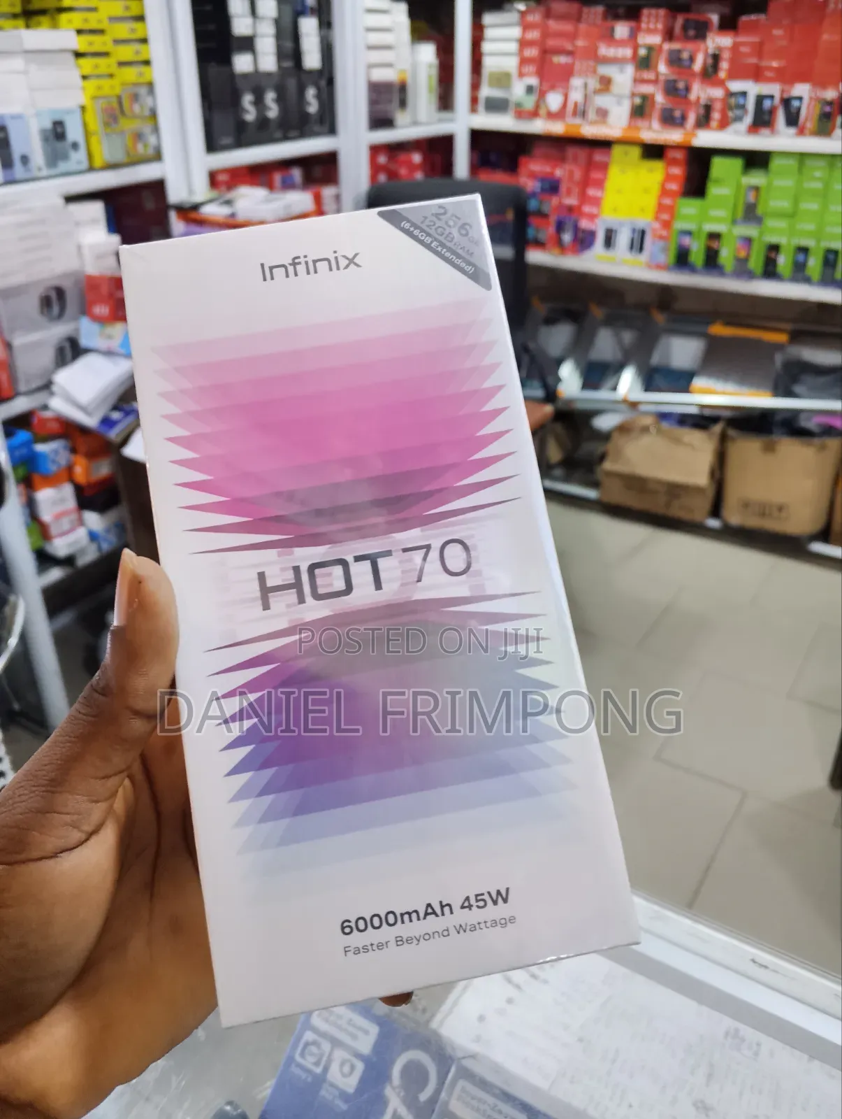 New Infinix Hot 70 256 GB Black