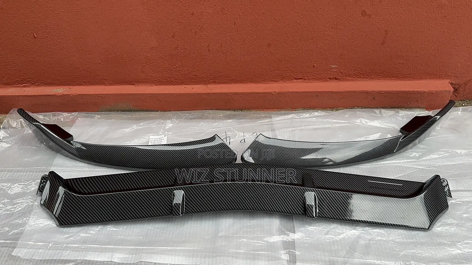 Carbon Fiber Front Lip for Mercedes Benz C Class 2015-2019