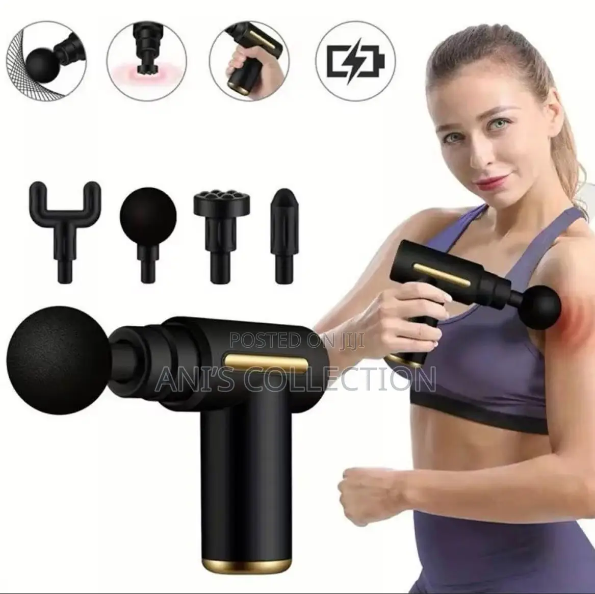 Handheld Percussion Massage Gun (Fascial Gun)