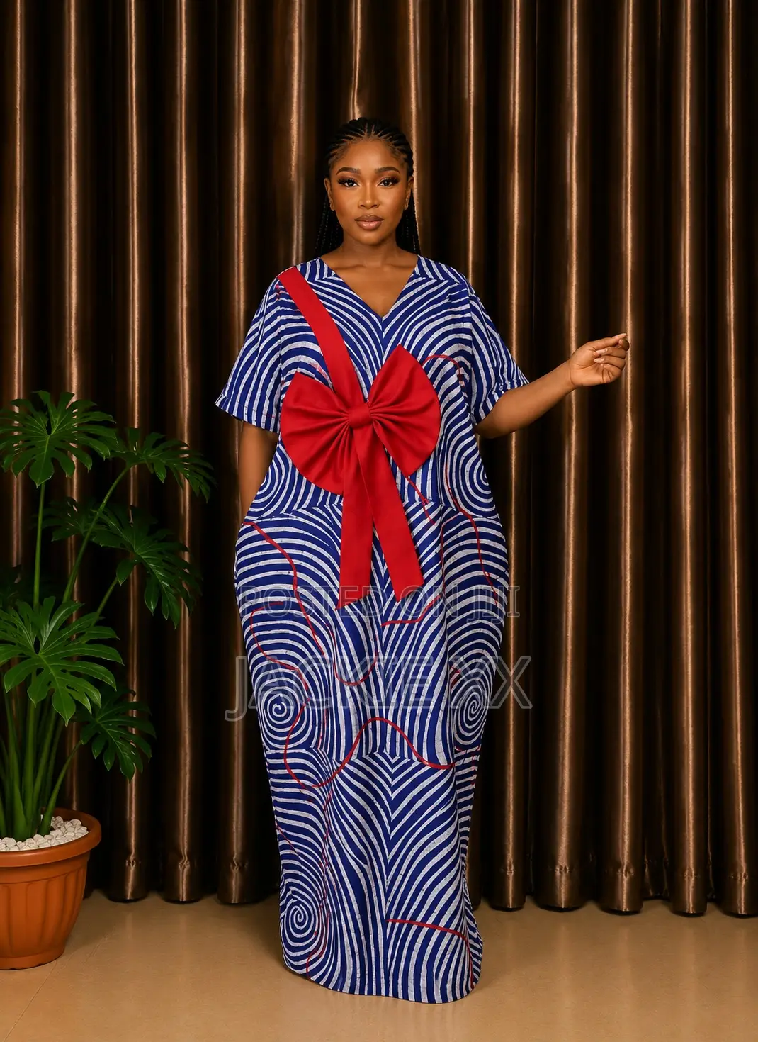 Ankara Long Dress