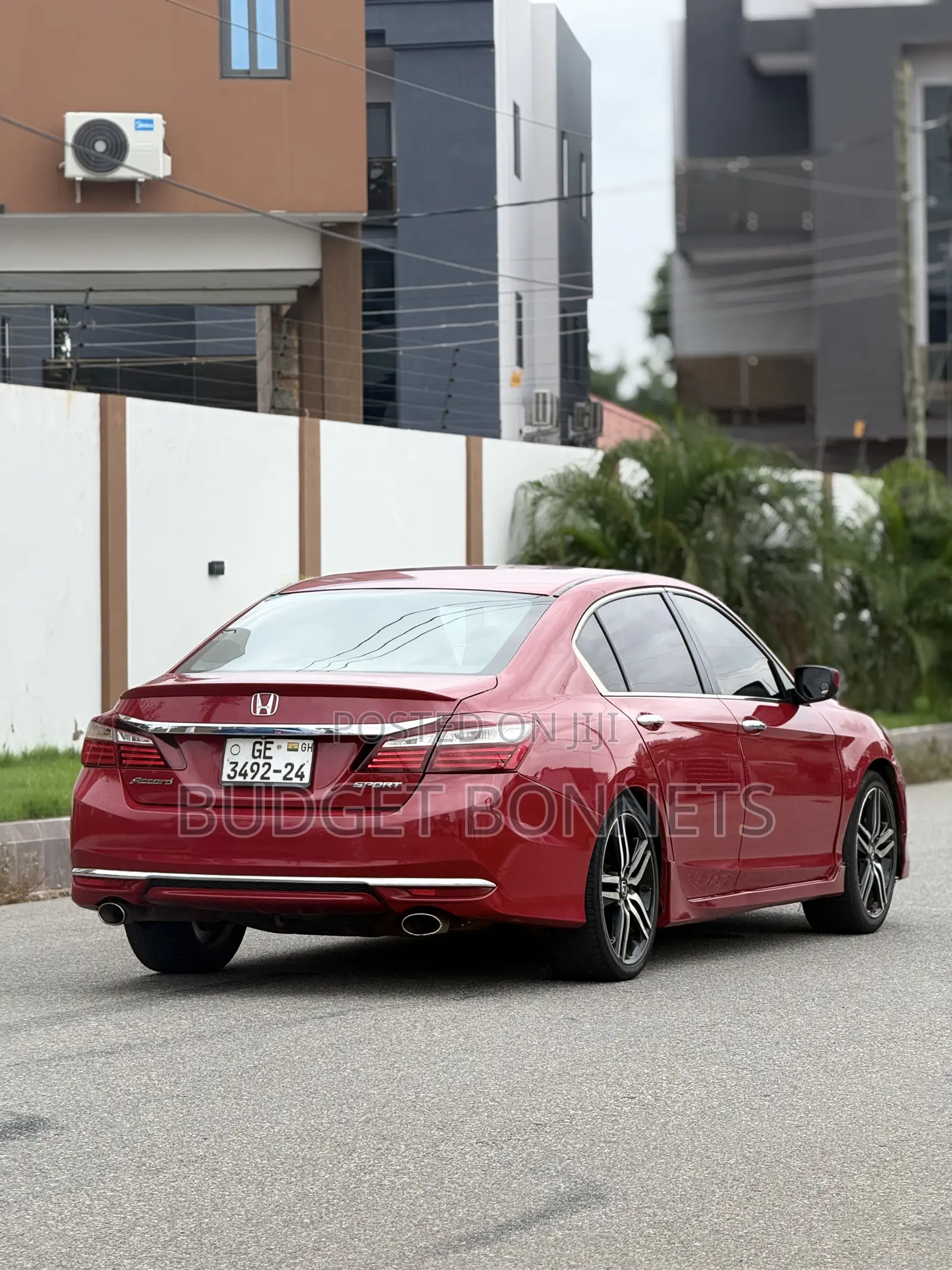 Honda Accord Sport 4dr Sedan FWD (2.4L 4cyl 2A) 2016 Red