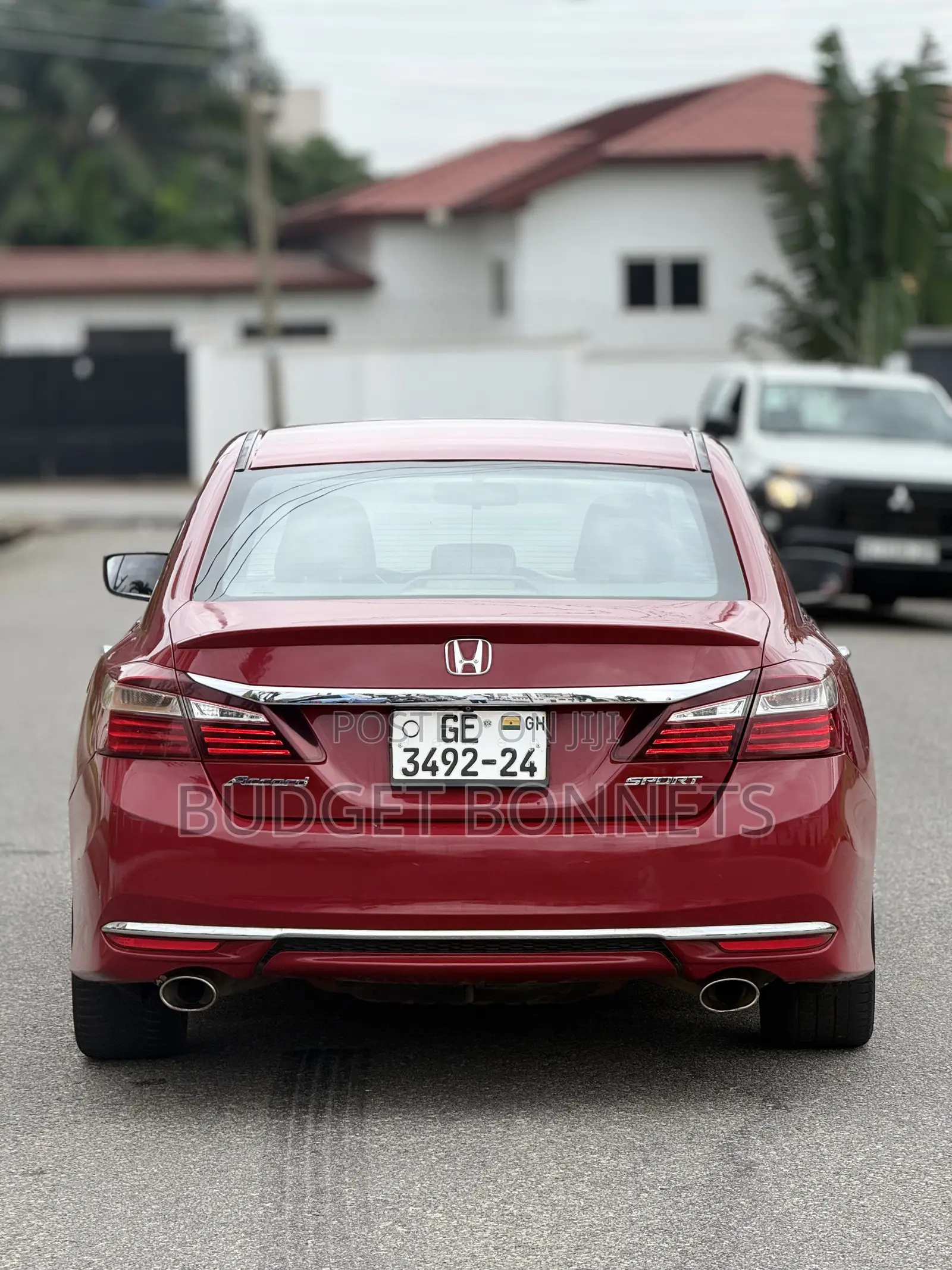 Honda Accord Sport 4dr Sedan FWD (2.4L 4cyl 2A) 2016 Red