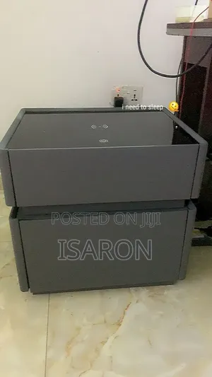 Bedside Cabinet With Safe Inbuilt and Wireless Charger