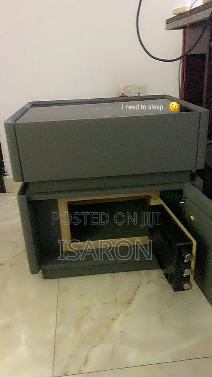 Bedside Cabinet With Safe Inbuilt and Wireless Charger