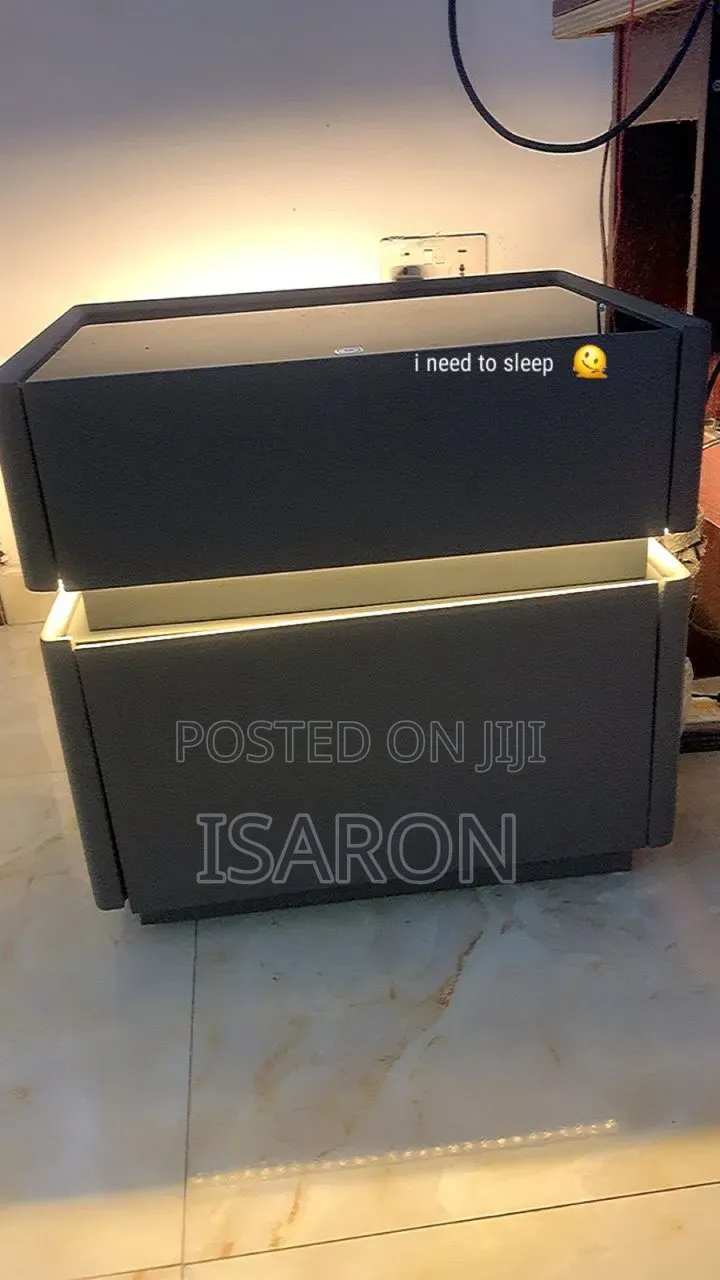 Bedside Cabinet With Safe Inbuilt and Wireless Charger
