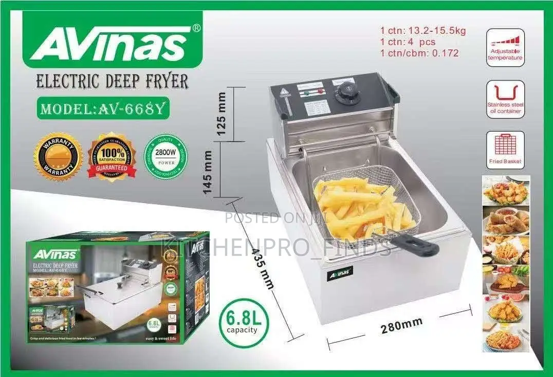 Avinas Electric Deep Fryer