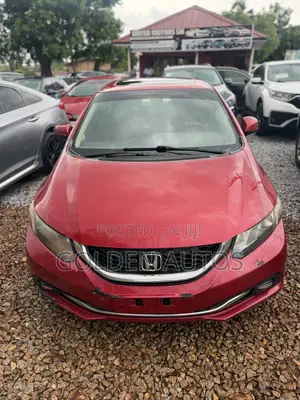 Honda Civic EX 4dr Sedan (1.8L 4cyl CVT) 2014 Red