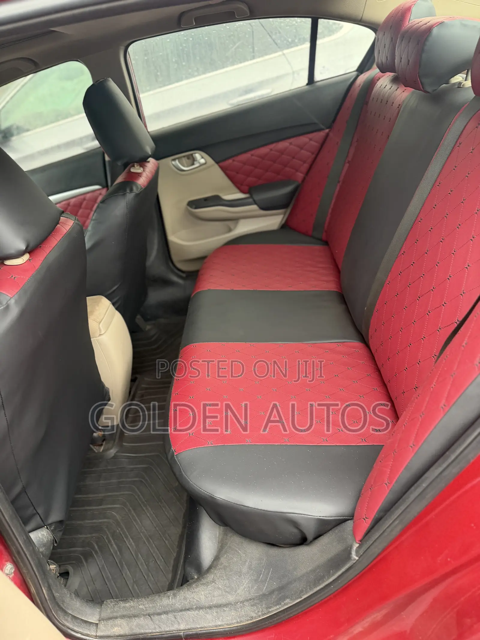 Honda Civic EX 4dr Sedan (1.8L 4cyl CVT) 2014 Red