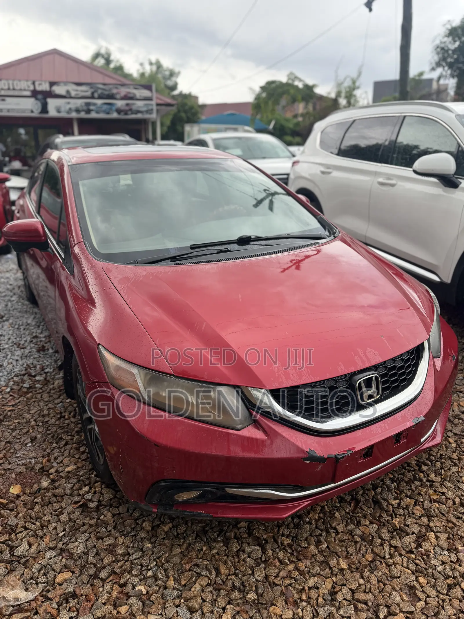 Honda Civic EX 4dr Sedan (1.8L 4cyl CVT) 2014 Red
