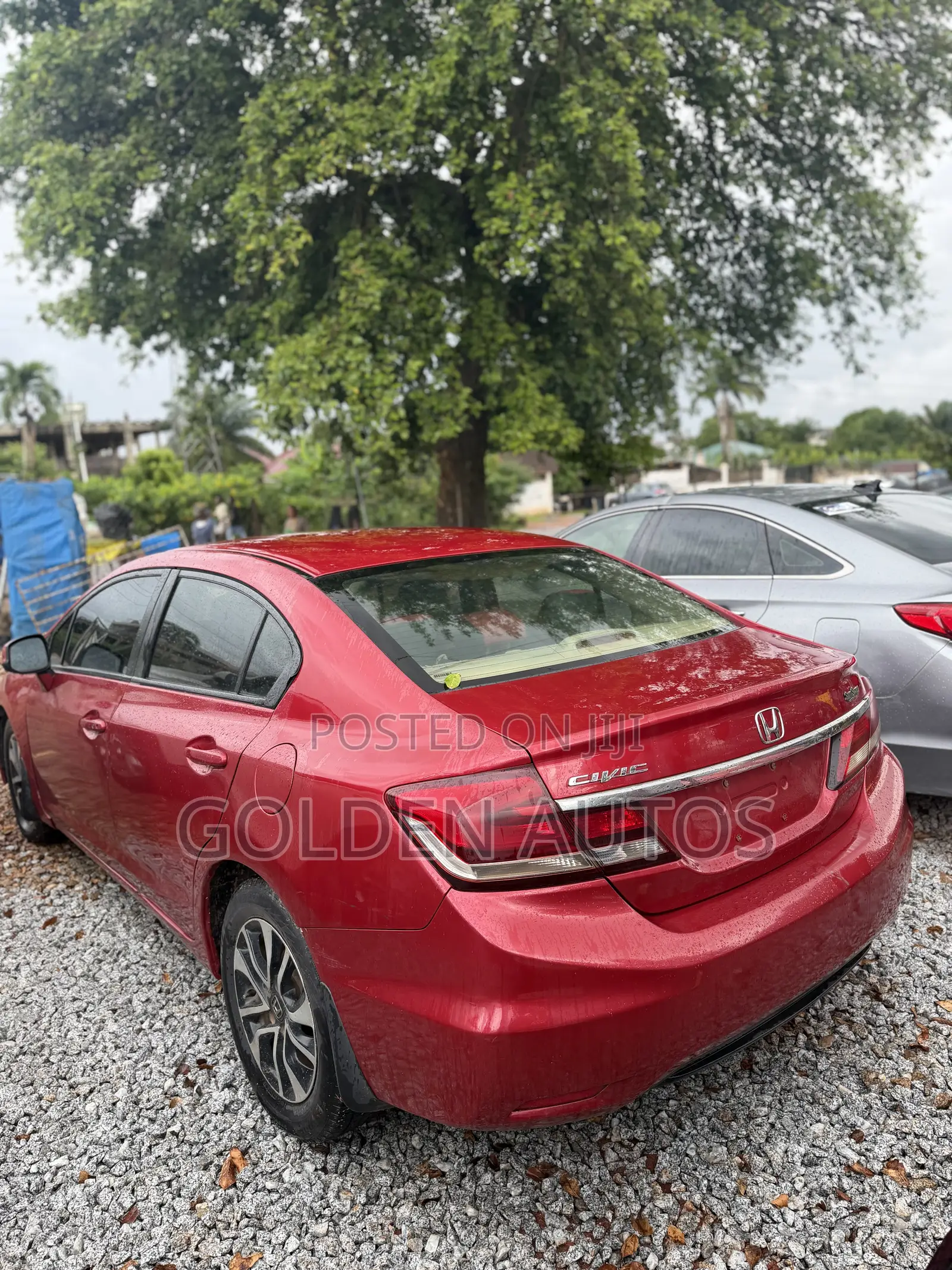 Honda Civic EX 4dr Sedan (1.8L 4cyl CVT) 2014 Red