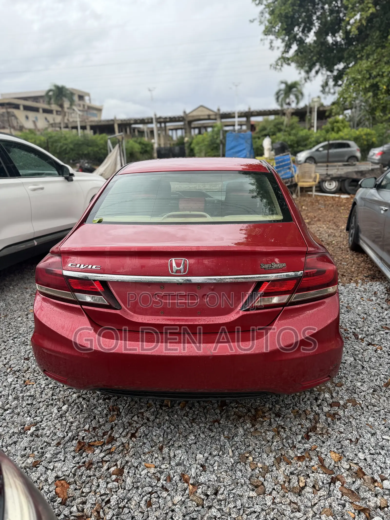 Honda Civic EX 4dr Sedan (1.8L 4cyl CVT) 2014 Red