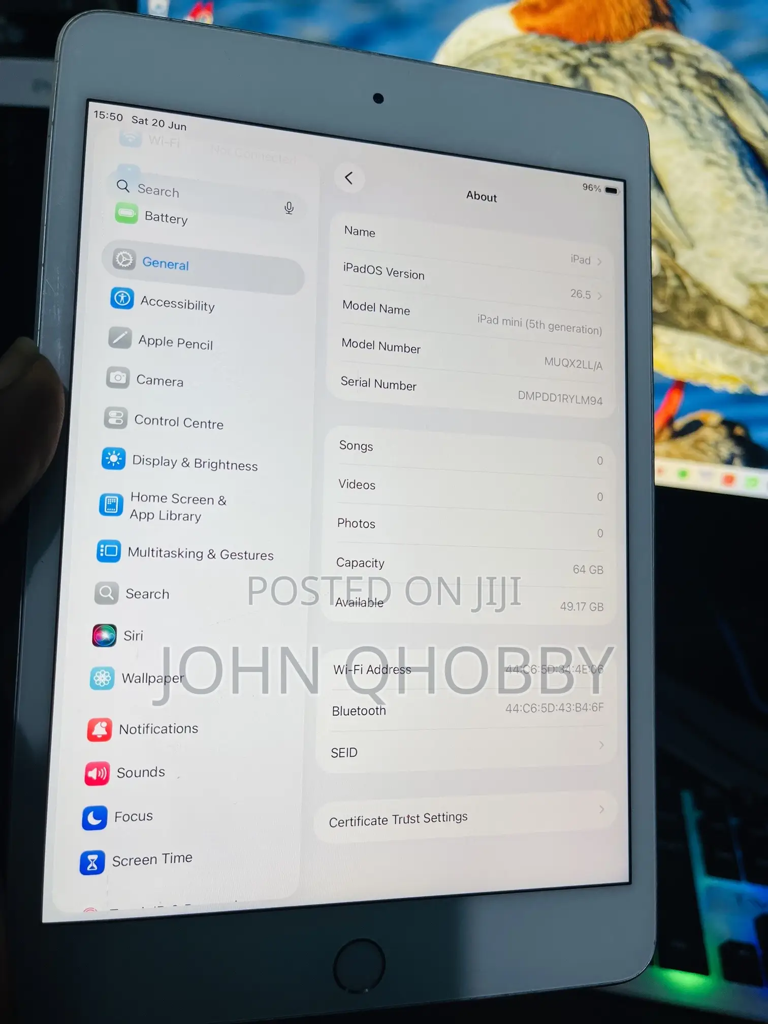 Apple iPad mini 5 64 GB Silver