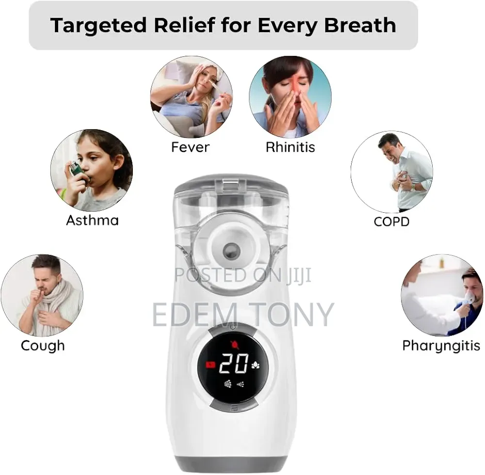 Portable Mesh Nebulizer for Respiratory Treatments
