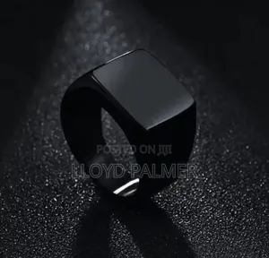 Black Stainless Steel Ring