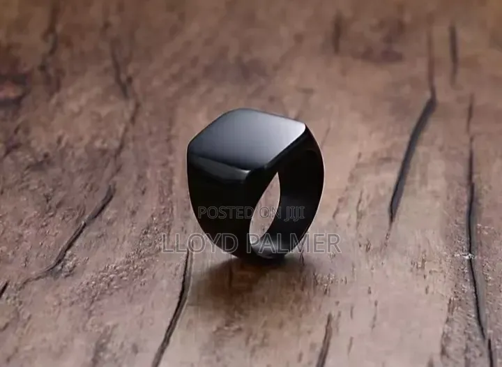 Black Stainless Steel Ring