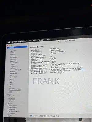Laptop Apple MacBook Pro 2020 8GB Intel Core i5 SSD 256GB