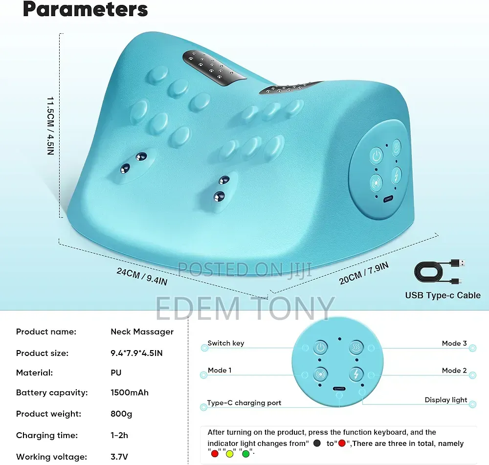 Gysien Neck Massager, Neck and Shoulder Relaxer With Heat