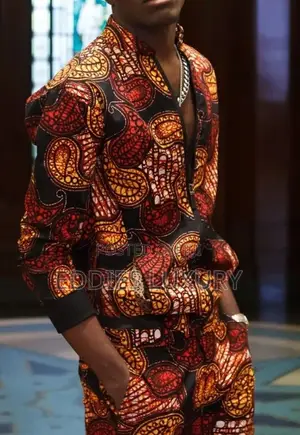 Remarkably African Print Bomber Jacket