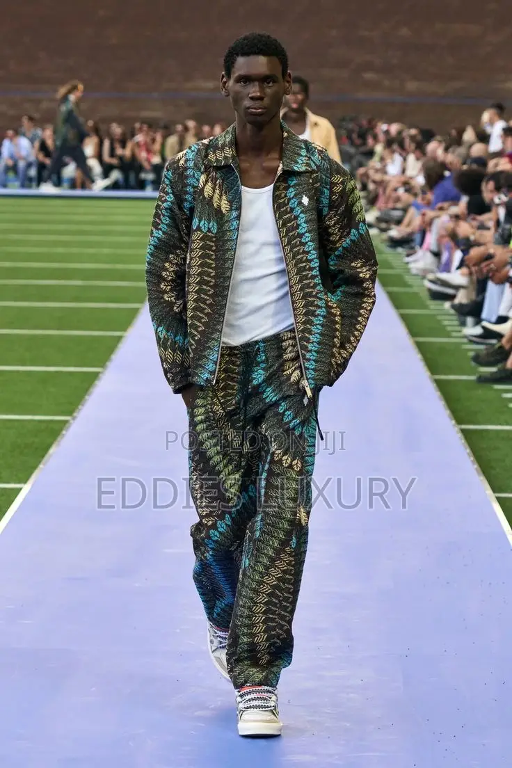 Outstanding Ankara Bomber Jacket