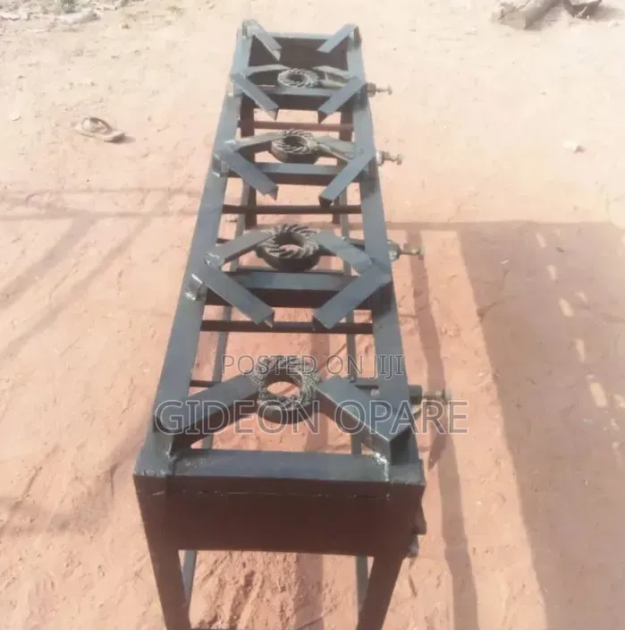 Heavy Duty 4 Burner Gas Cooker (Commercial Use) – Strong Durable