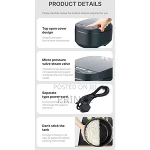 Orium Multifunctional Digital Rice Cooker 5l - Black