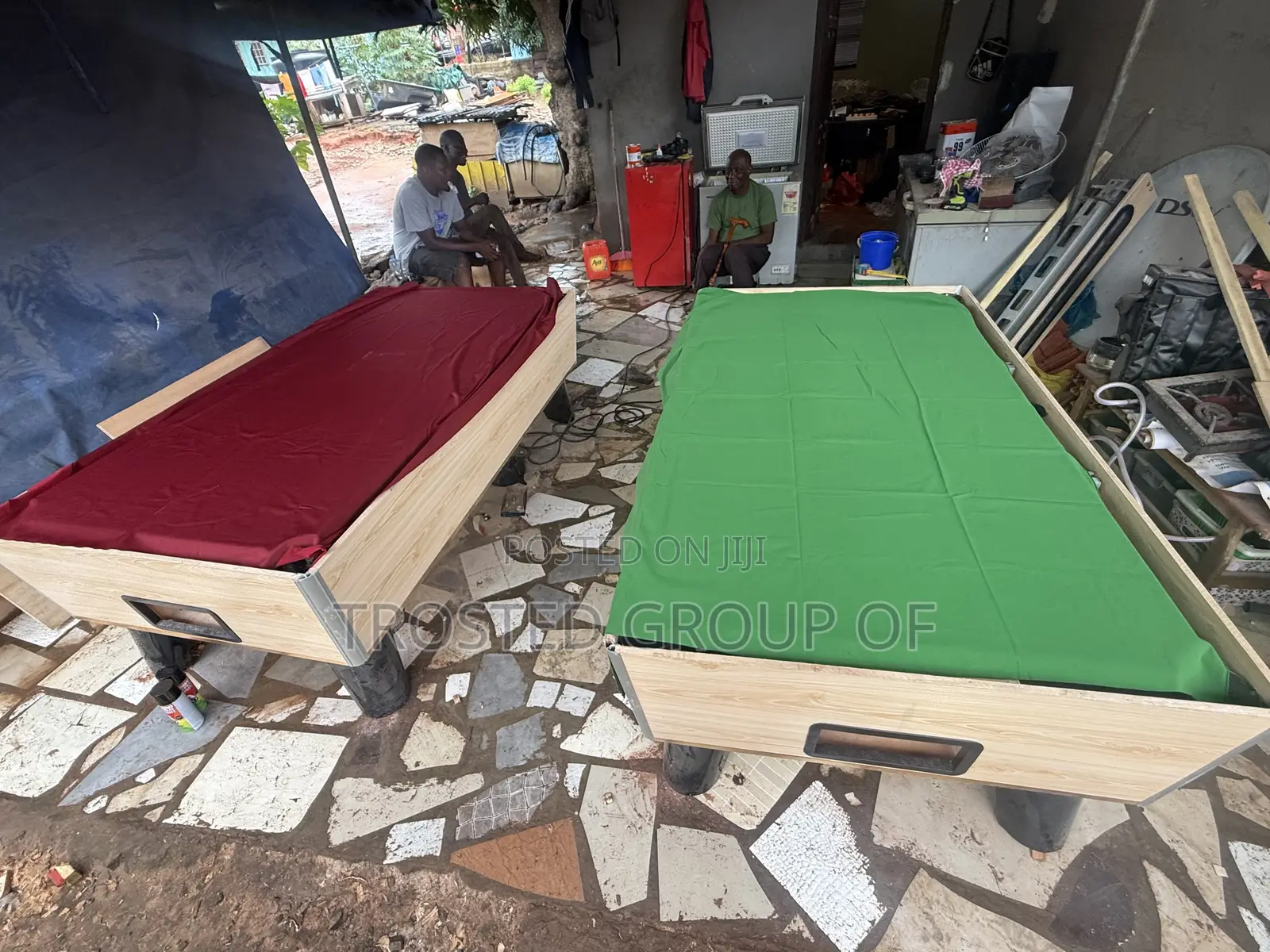 The Trosted Marble Snooker Pool Table.
