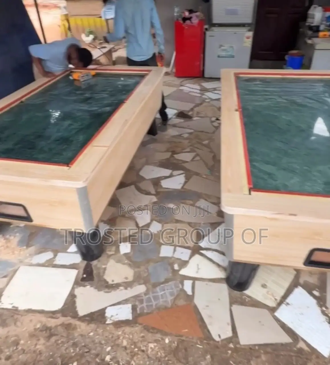 The Trosted Marble Snooker Pool Table.