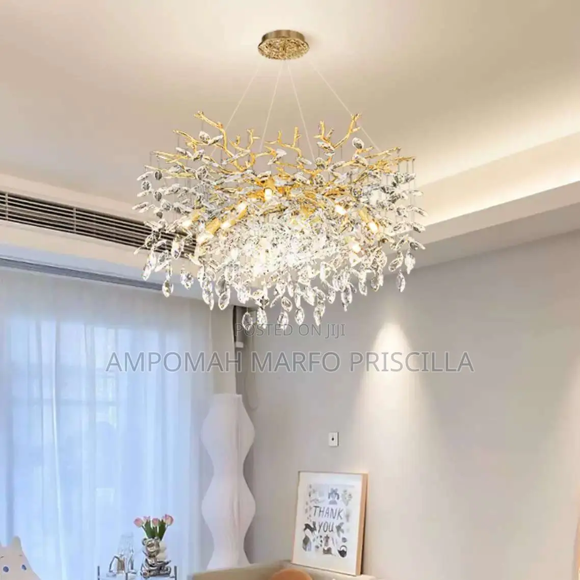 Luxurious Chandelier 3colors Led Lights