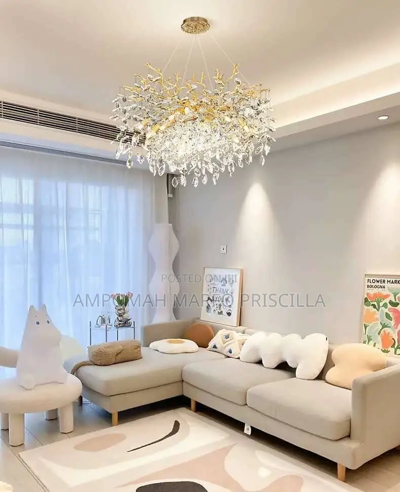 Luxurious Chandelier 3colors Led Lights