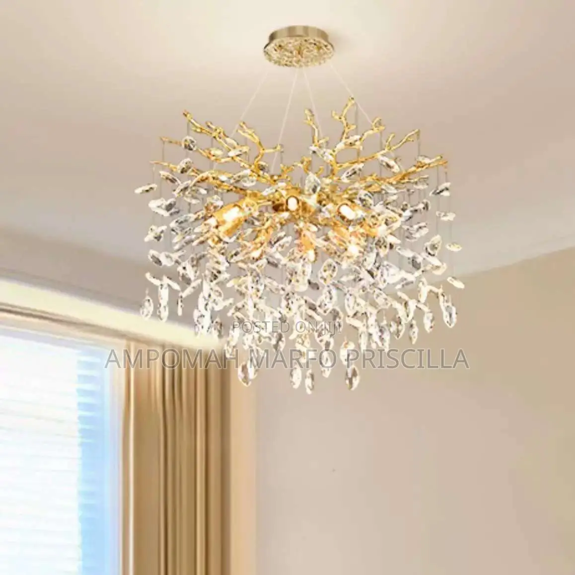 Luxurious Chandelier 3colors Led Lights