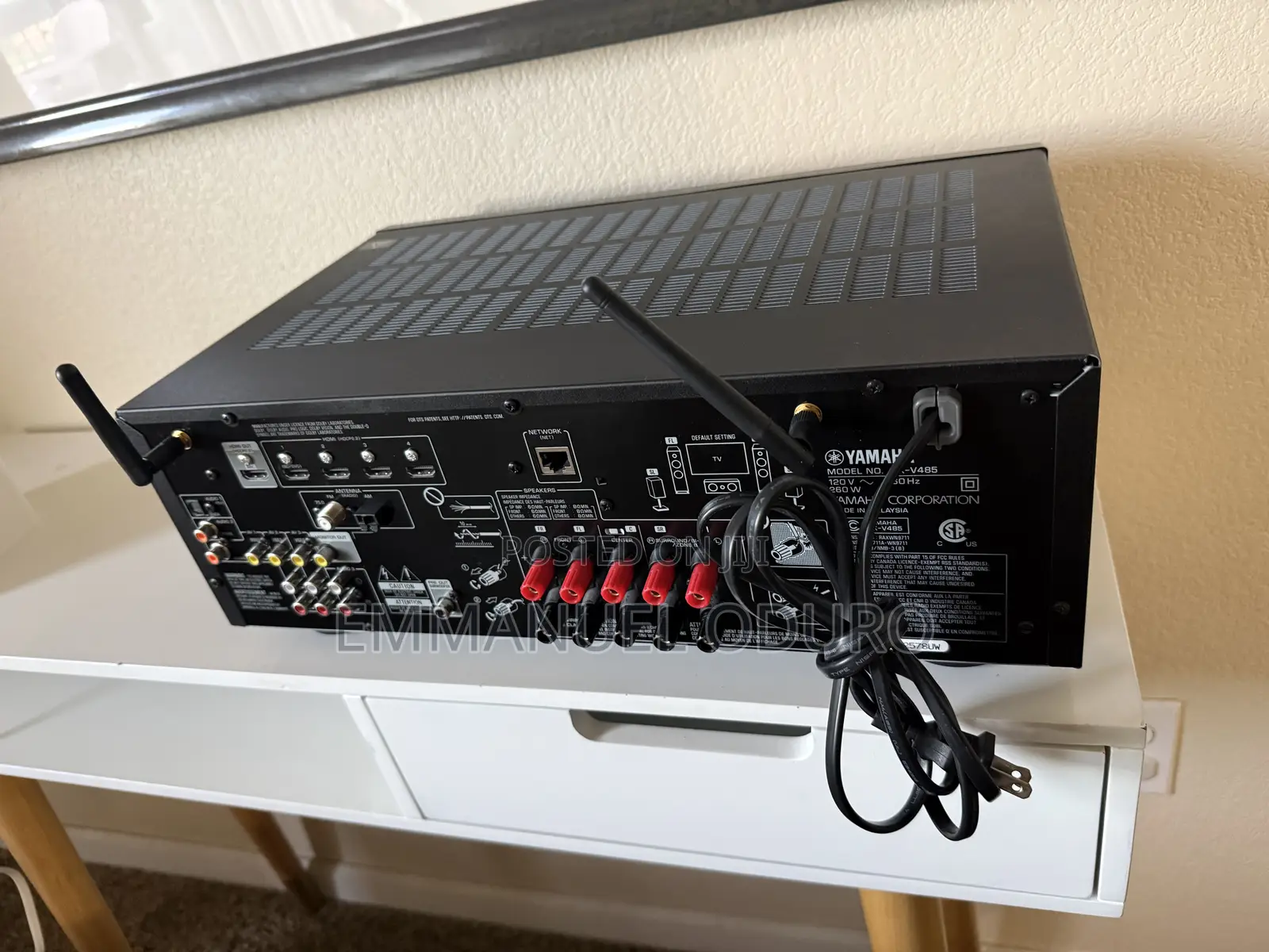 Bose Acoustimass 10 Series v and Yamaha Receiver