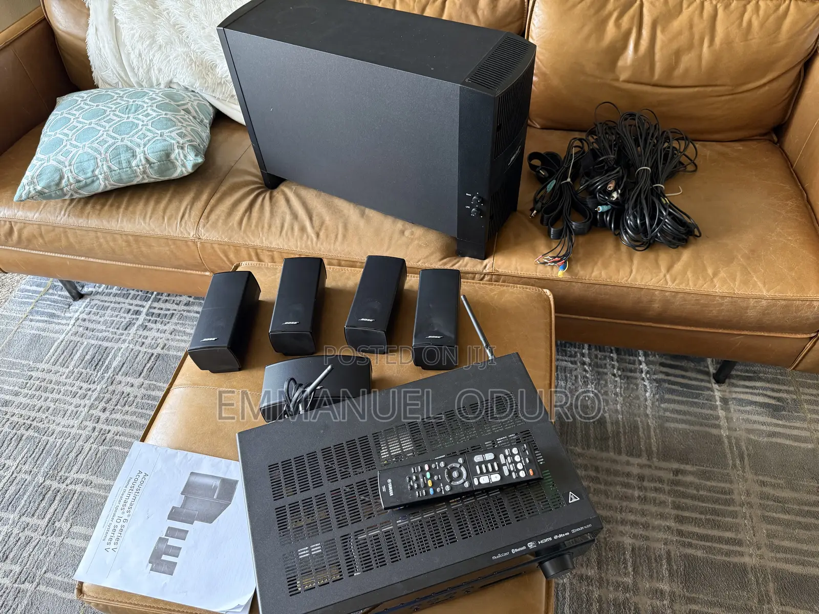 Bose Acoustimass 10 Series v and Yamaha Receiver
