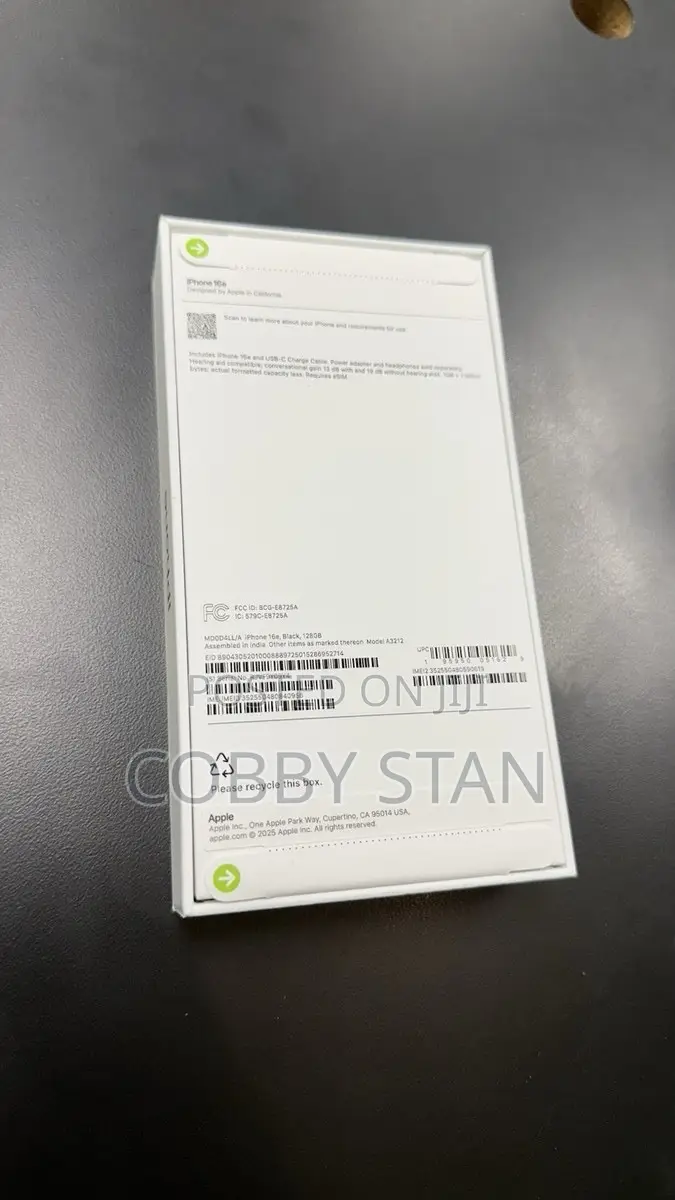 New Apple iPhone 16e 128 GB Black