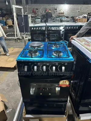 3 Gas and 1 Electric Stove and Oven