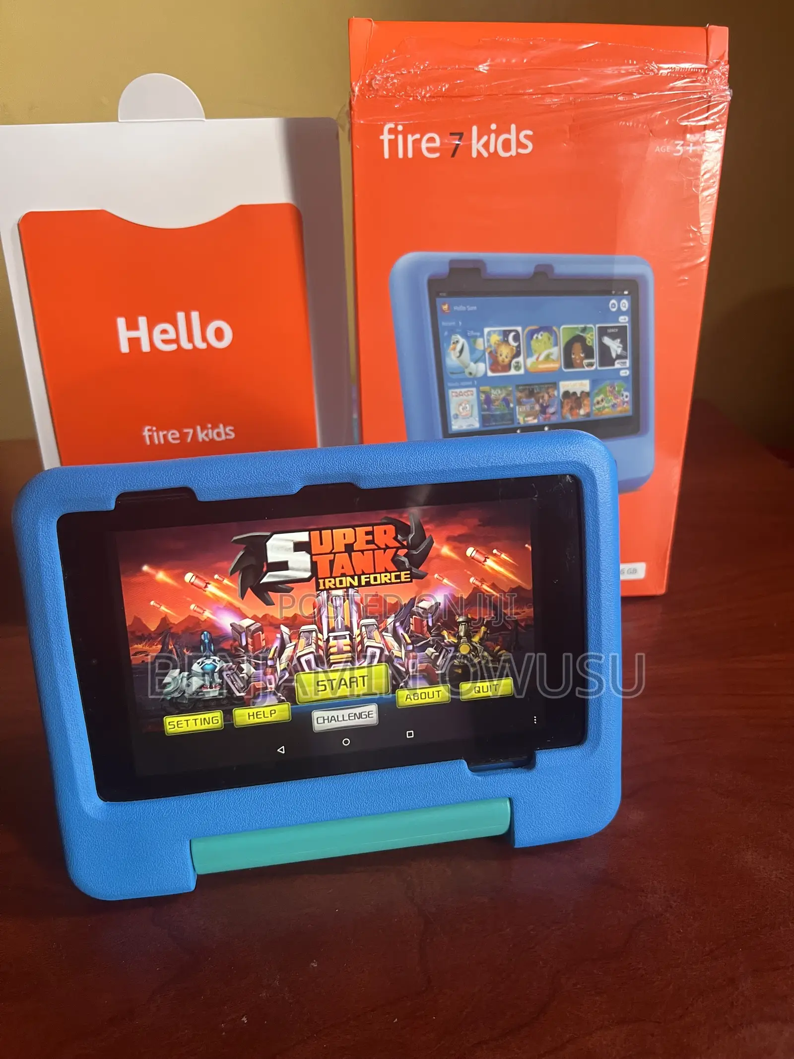 New Amazon Fire 7 Kids Edition 2022 16 GB Blue