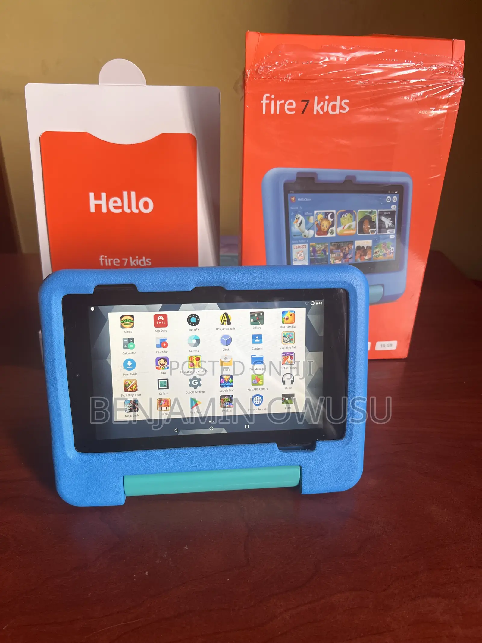 New Amazon Fire 7 Kids Edition 2022 16 GB Blue