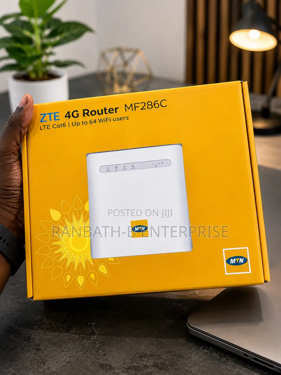 MTN Zte Mf286c 4g Lte Cat6 Router –Up to 64 Wifi Users | Fast Internet ...