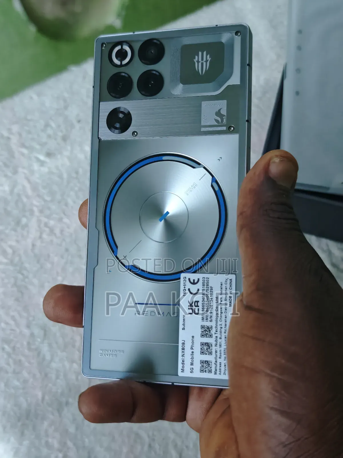 New ZTE nubia RedMagic 11S Pro 512 GB Silver