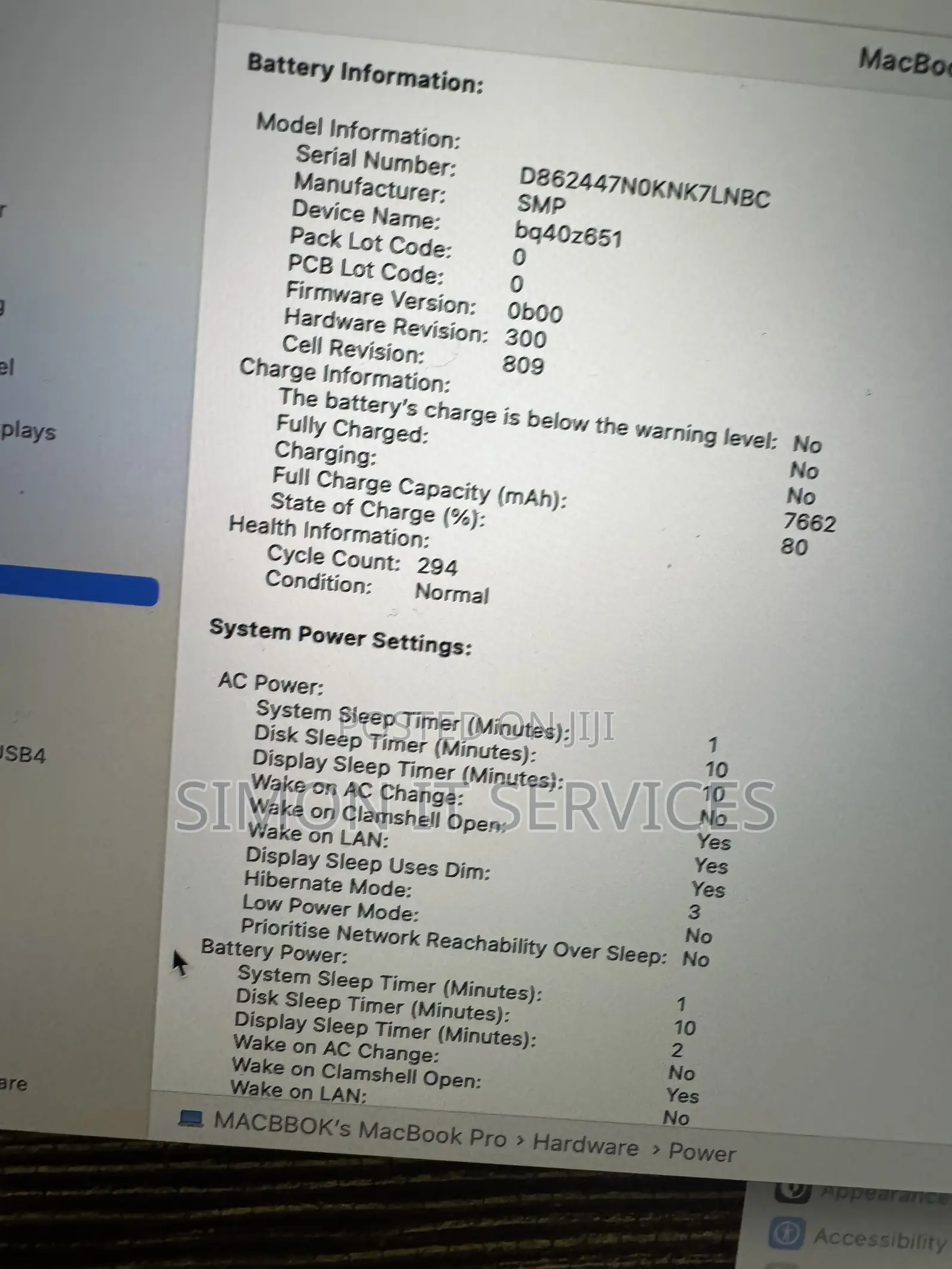Laptop Apple MacBook Pro 2019 16GB Intel Core i9 SSD 512GB
