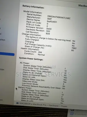 Laptop Apple MacBook Pro 2019 16GB Intel Core i9 SSD 512GB