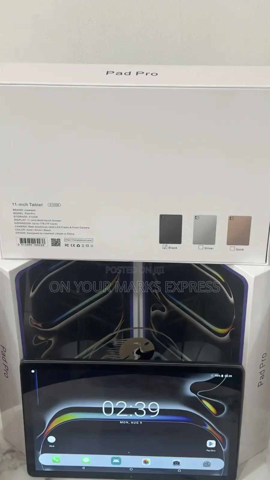 New Tablet 512 GB Black