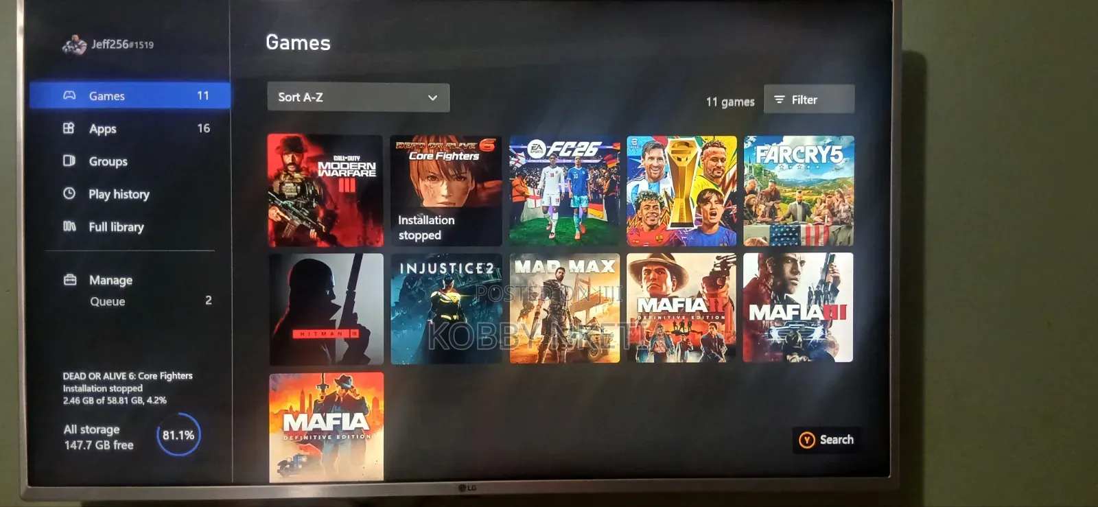 Xbox One X Very Good Condition Loading Games