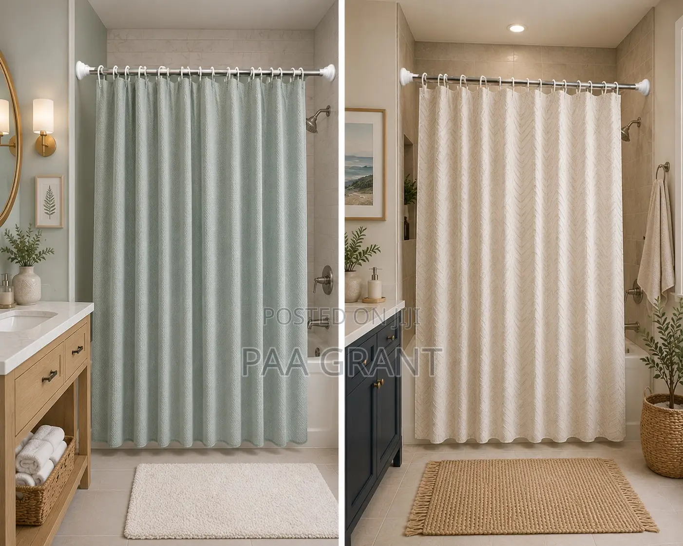 Extend and Install Easily (No Drilling Required;Extendable Shower Rods