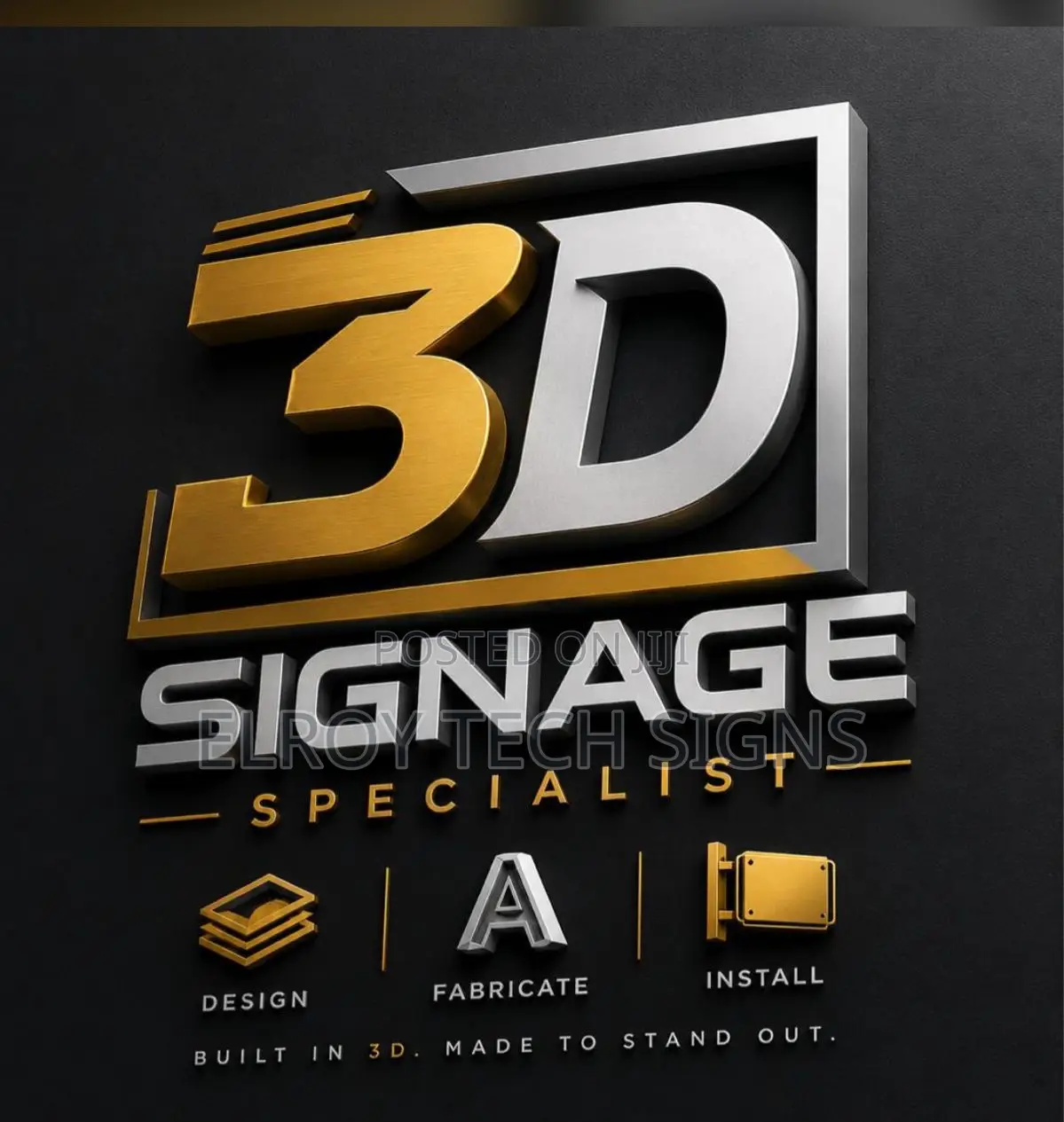 3d Signboard