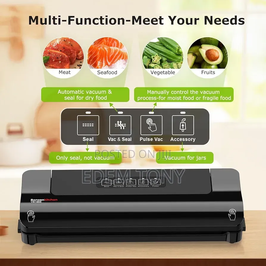 Bonsenkitchen Vacuum Sealer Machine