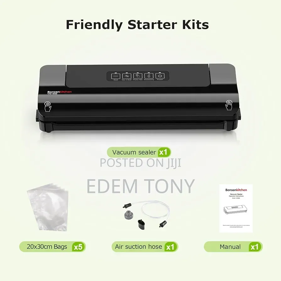 Bonsenkitchen Vacuum Sealer Machine